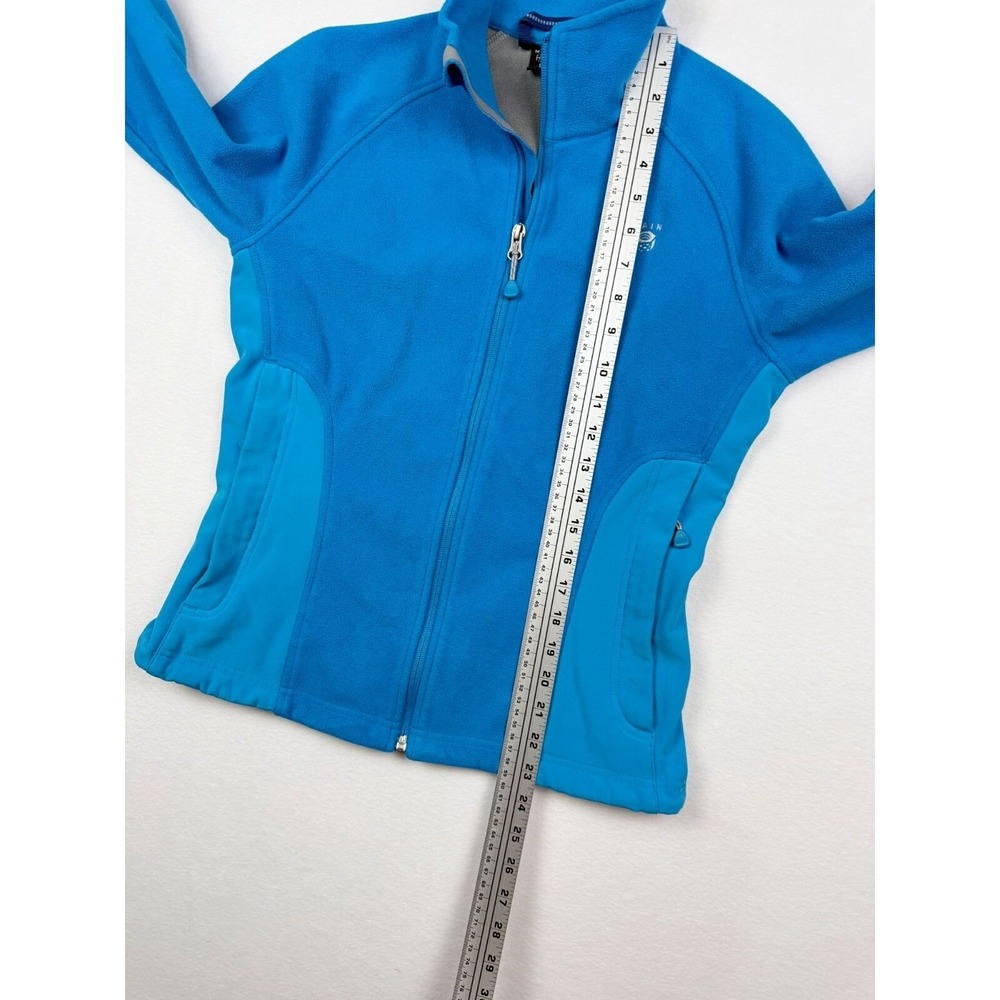 Mountain Hardwear Womens Fleece Jacket Size S Womens Blue Full Zip - Picture 6 of 13